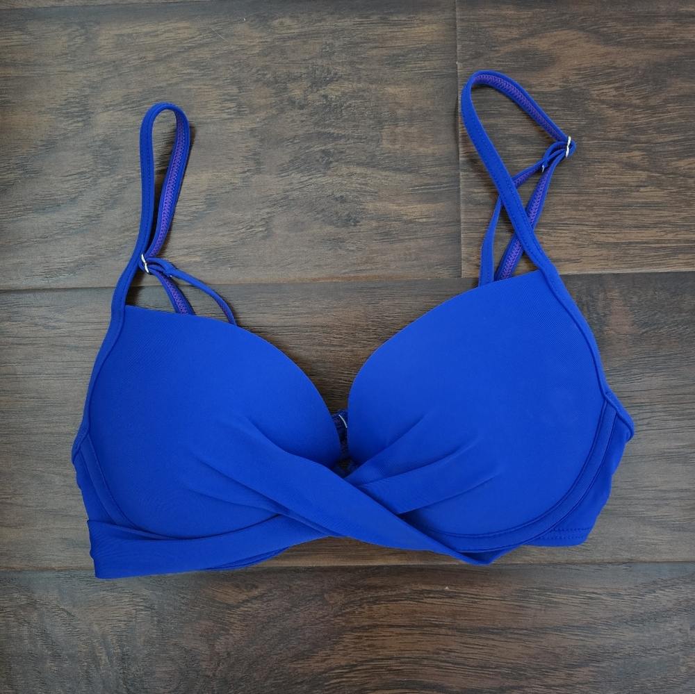 Royal Blue Push-Up Bikini Top